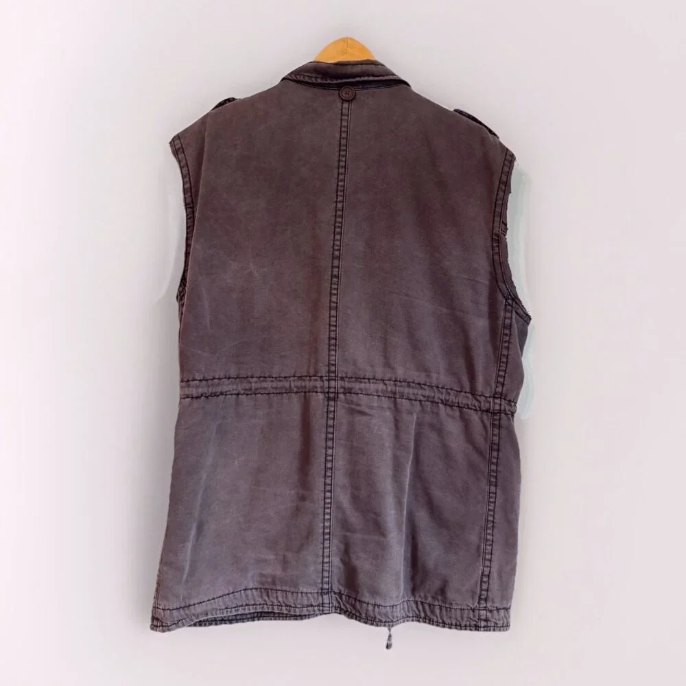 Aeropostale Men’s Upcycled 4 Pocket Utility Canvas Jacket Sz Large Urban Skate